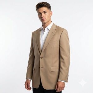 Ermenegildo Zegna Mens Swiss Made Wool Blazer 60R 48R
